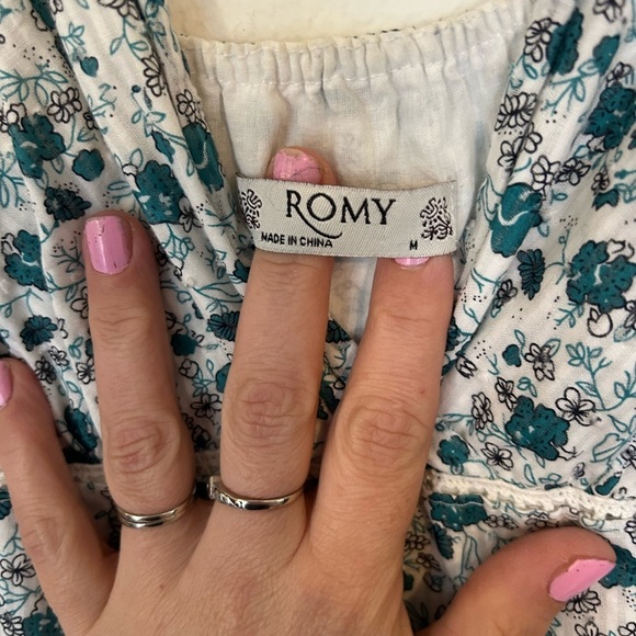 Romy Sundress Sz M Floral Babydoll y2k Print  Dress - Picture 3 of 11